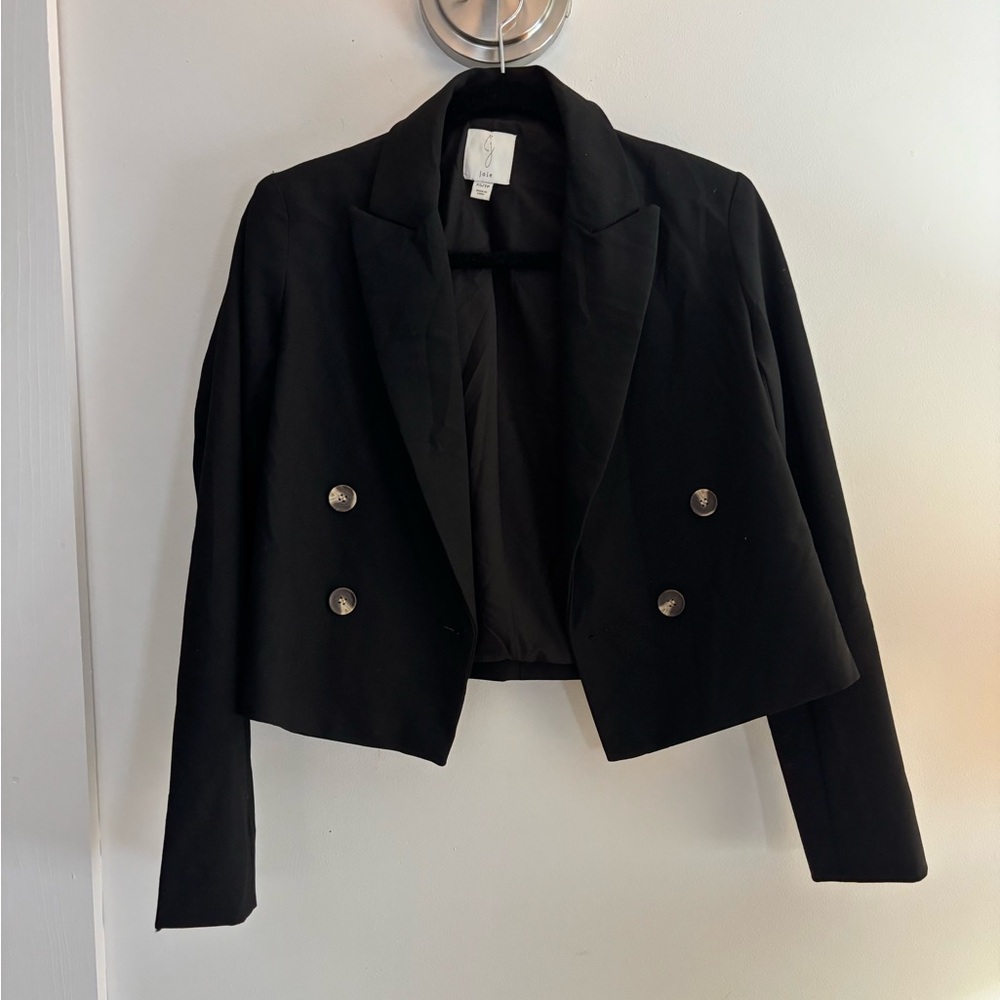 Joie XS Designer Blazer Neutral | Tailored Minimalist Jacket Capsule Wardrobe